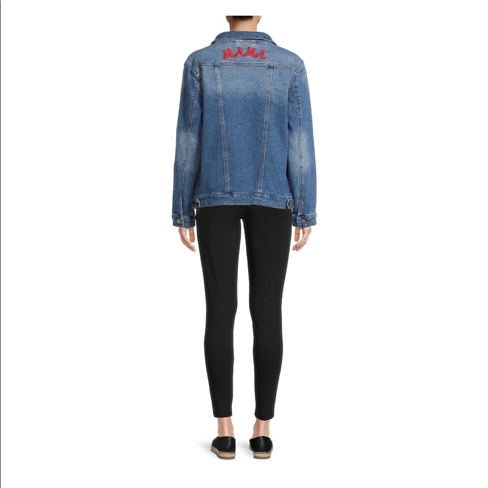 Women's Maternity Trucker Jacket - Picture 6 of 6